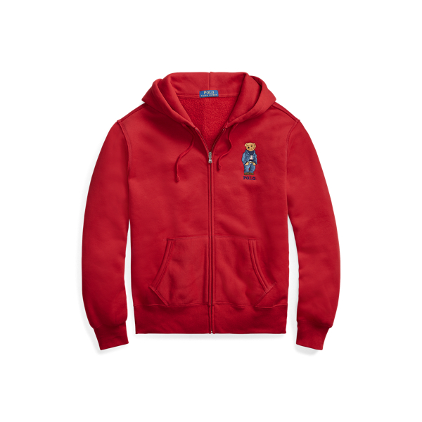 Sweat &agrave; capuche Polo Bear molleton