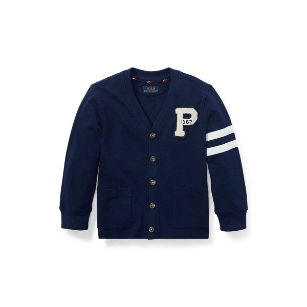 Polo ralph lauren letterman cardigan best sale