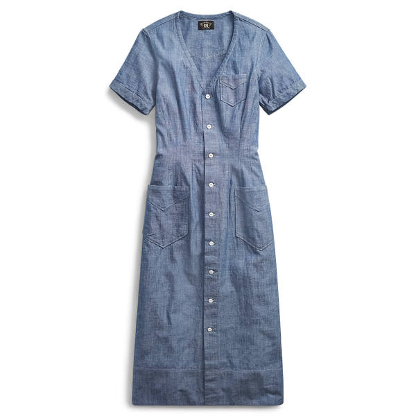 Indigo Chambray Dress RRL 1