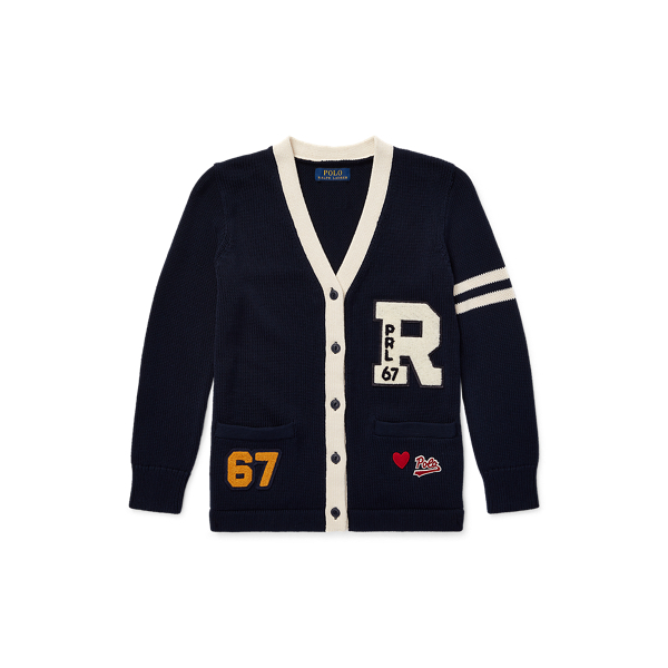 Collegiate Cotton Cardigan Ralph Lauren UK