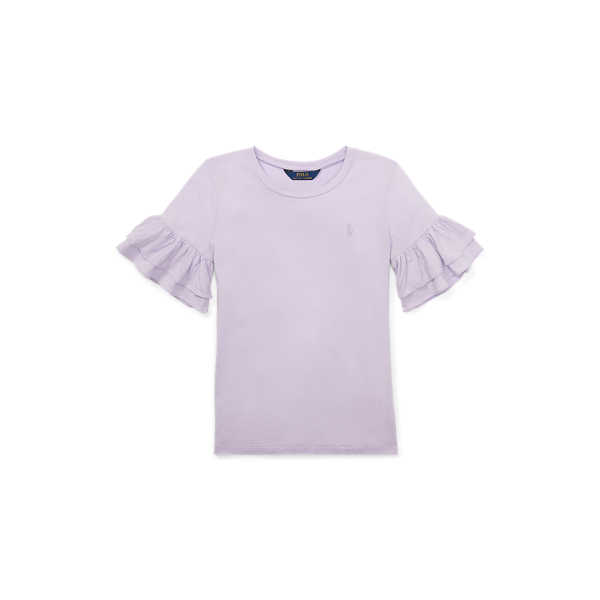 Ruffled Crewneck T-Shirt Girls 7-14 Years 1