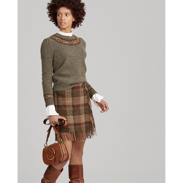 Ralph lauren wool skirt best sale