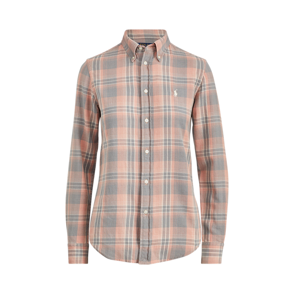 Classic Fit Plaid Cotton Shirt Polo Ralph Lauren in 1