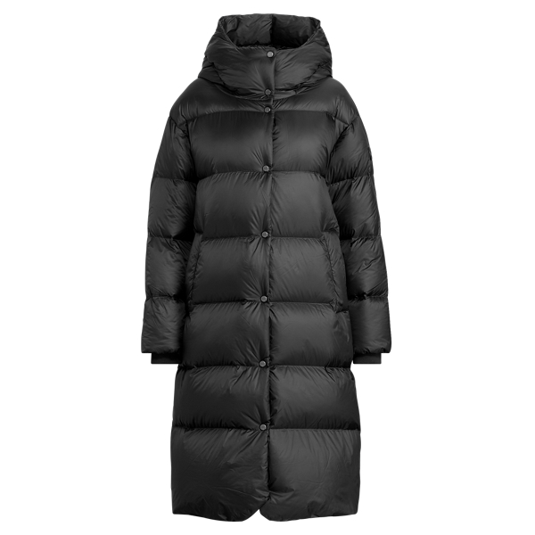 Long Hooded Down Coat for Women Ralph Lauren GE