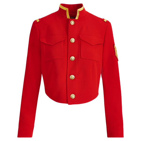 Ralph lauren twill military jacket best sale