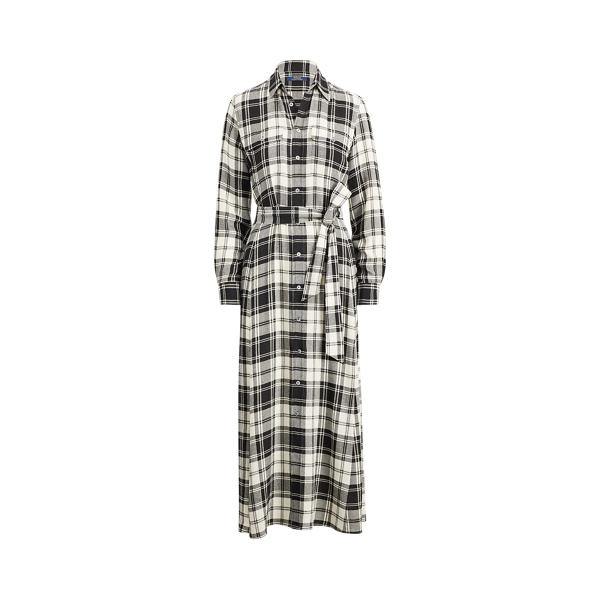 Tartan Twill Shirtdress Polo Ralph Lauren 1