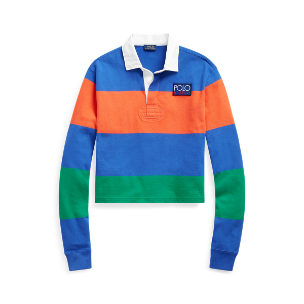 Cropped Cotton Rugby Shirt