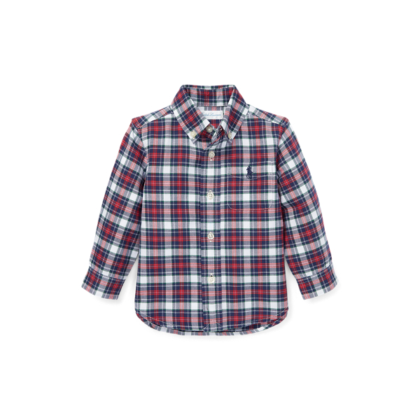 Chemise Oxford &eacute;cossaise en coton Baby Boy en 1
