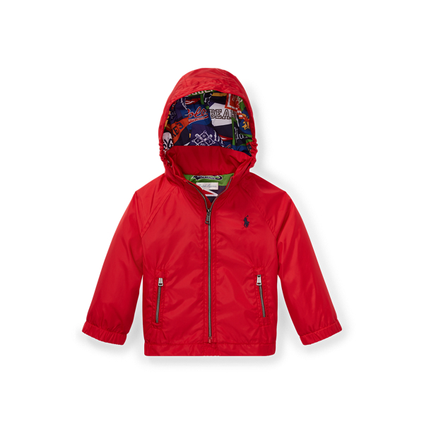 Hooded Windbreaker for Baby Boy Ralph Lauren CH