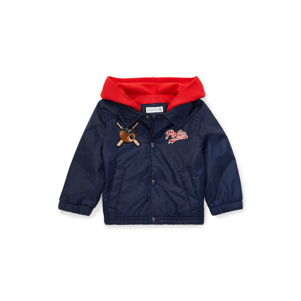 Polo Bear Hooded Coach Jacket Baby Boy 1