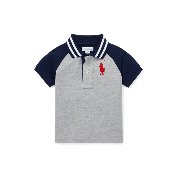 Cotton Mesh Polo Shirt Baby Boy 1