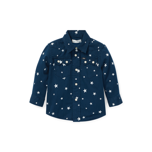 Camicia western stampa con stelle Baby Boy in 1