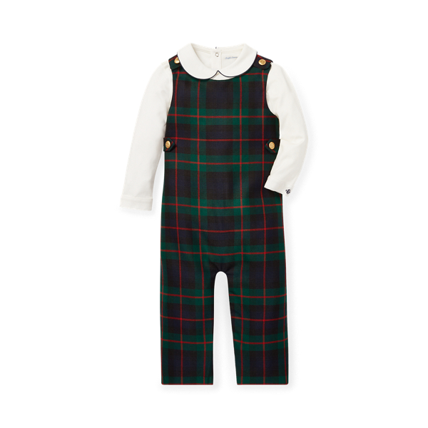 Bodysuit & Wool Overall Set Baby Boy 1