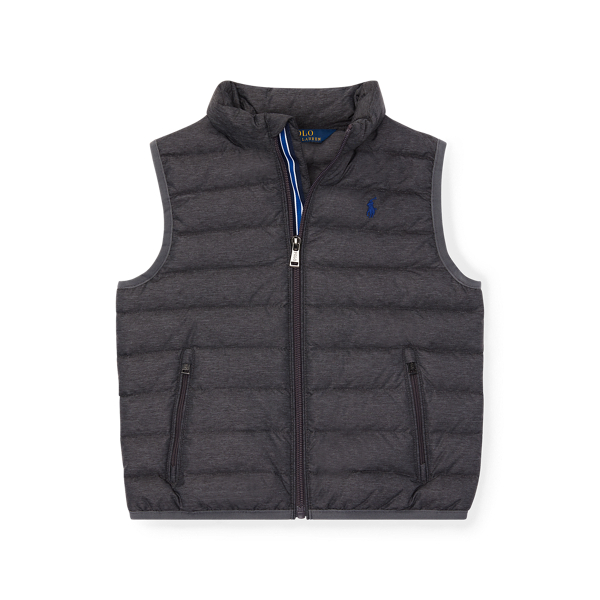 Packable Quilted Down Vest Boys 1.5-6 Years 1