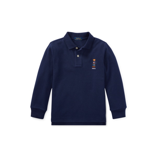 Polo Bear Cotton Mesh Polo