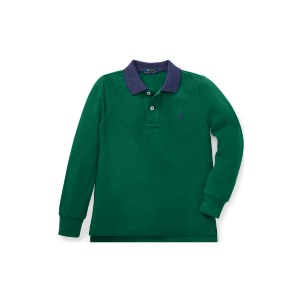 Ralph lauren long sleeve mesh polo best sale