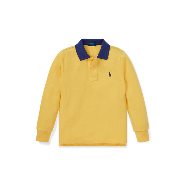 Cotton Mesh Polo Shirt Boys 1.5-6 Years 1