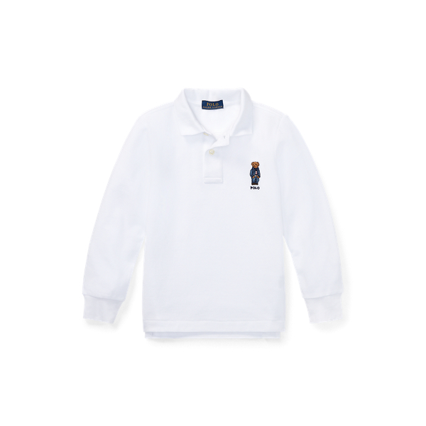 Polo de piqu&eacute; de algod&oacute;n con el osito Polo