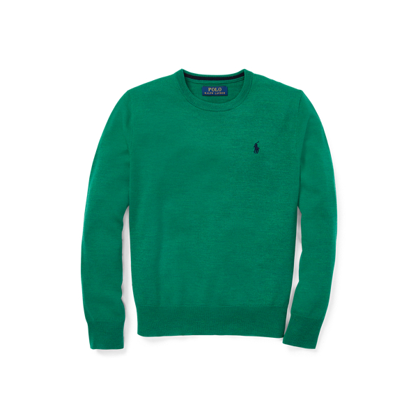 Merino Wool Crewneck&nbsp;Jumper Boys 6-14 Years 1