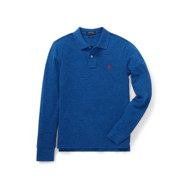 Slim Fit Cotton Mesh Polo