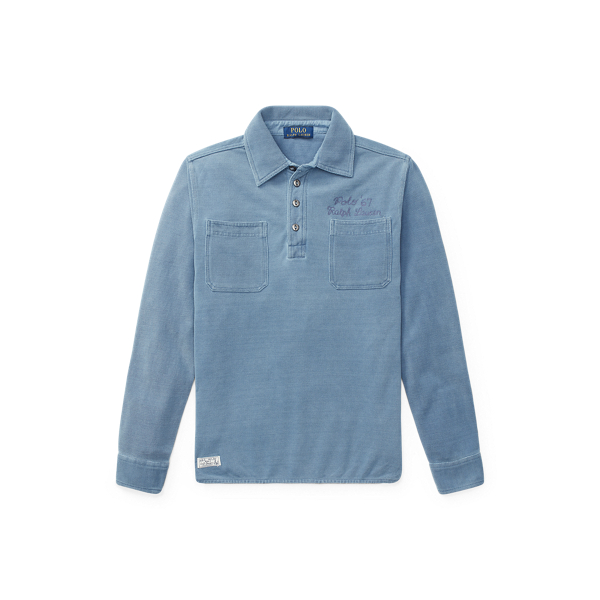 Cotton Mesh Graphic Workshirt Boys 6-14 Years 1
