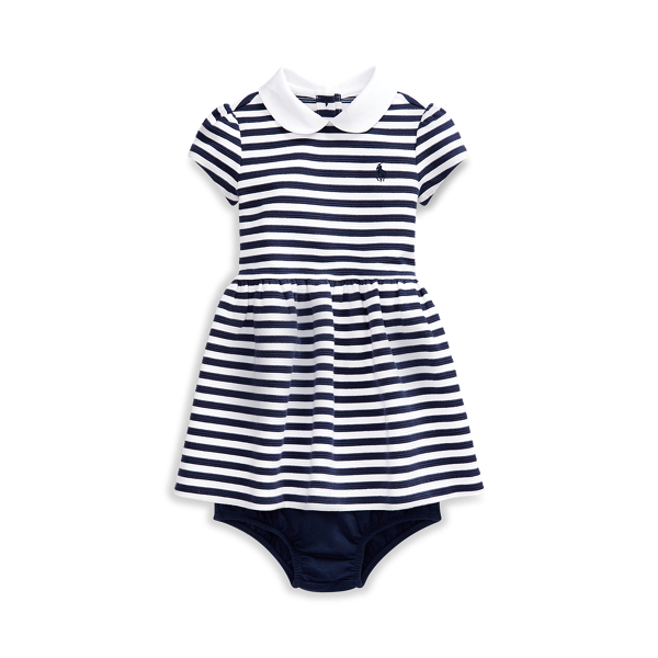Abito a righe con culotte Baby Girl in 1
