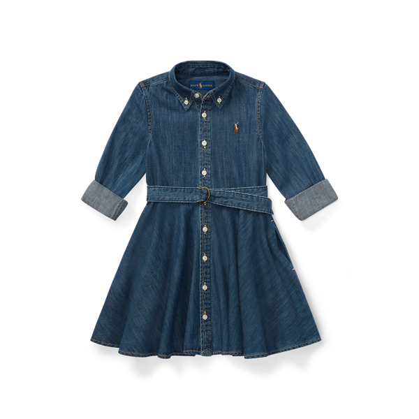 Ralph lauren baby denim dress store