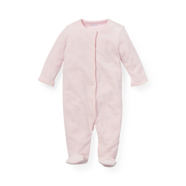 Grenouill&egrave;re en velours Baby Girl en 1