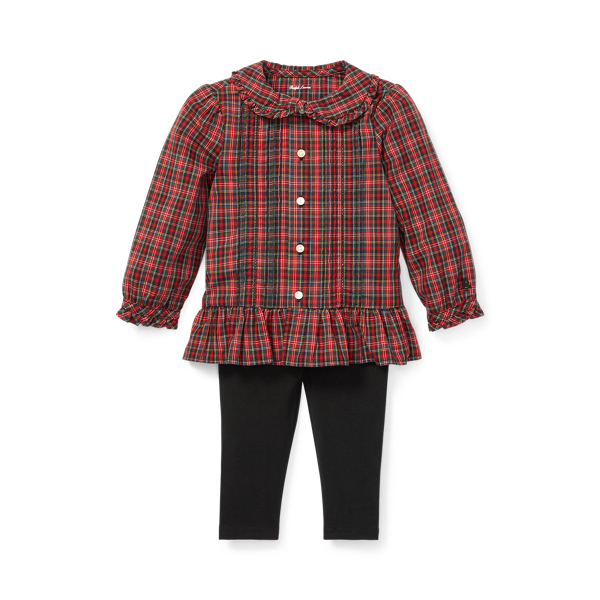 Tartan Top & Legging Set Baby Girl 1