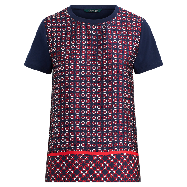 Geometric-Print T-Shirt Lauren 1