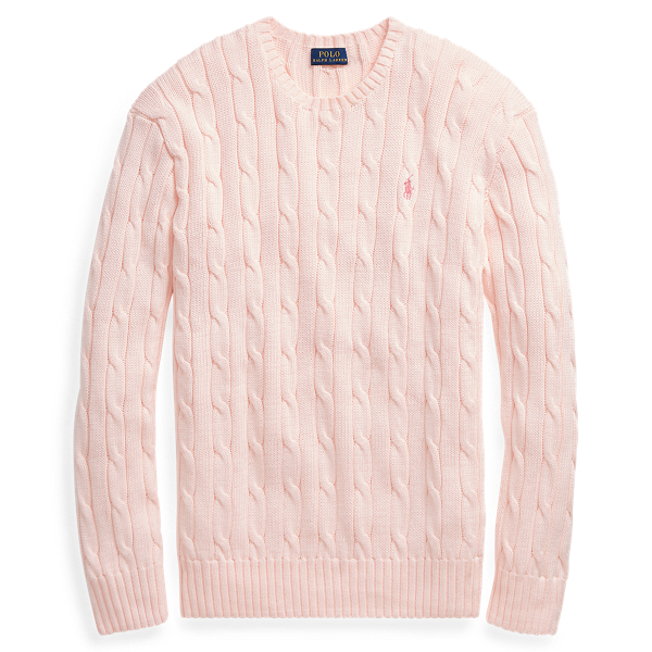 Pink Pony Cable Cotton Sweater Pink Pony em 1