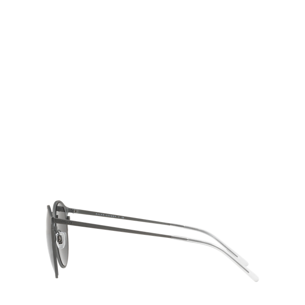 Round Metal Sunglasses Polo Ralph Lauren em Gunmetal 3