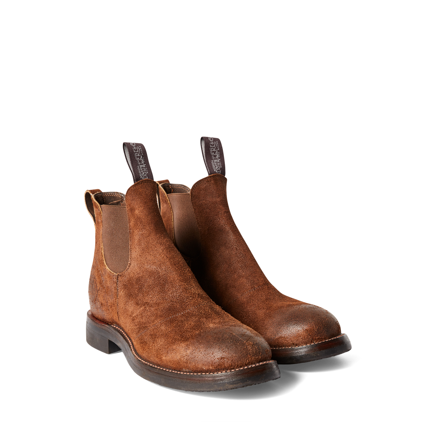Мужские ботинки Ralph Lauren Suede Chelsea, цвет: Коричневый — фото 1