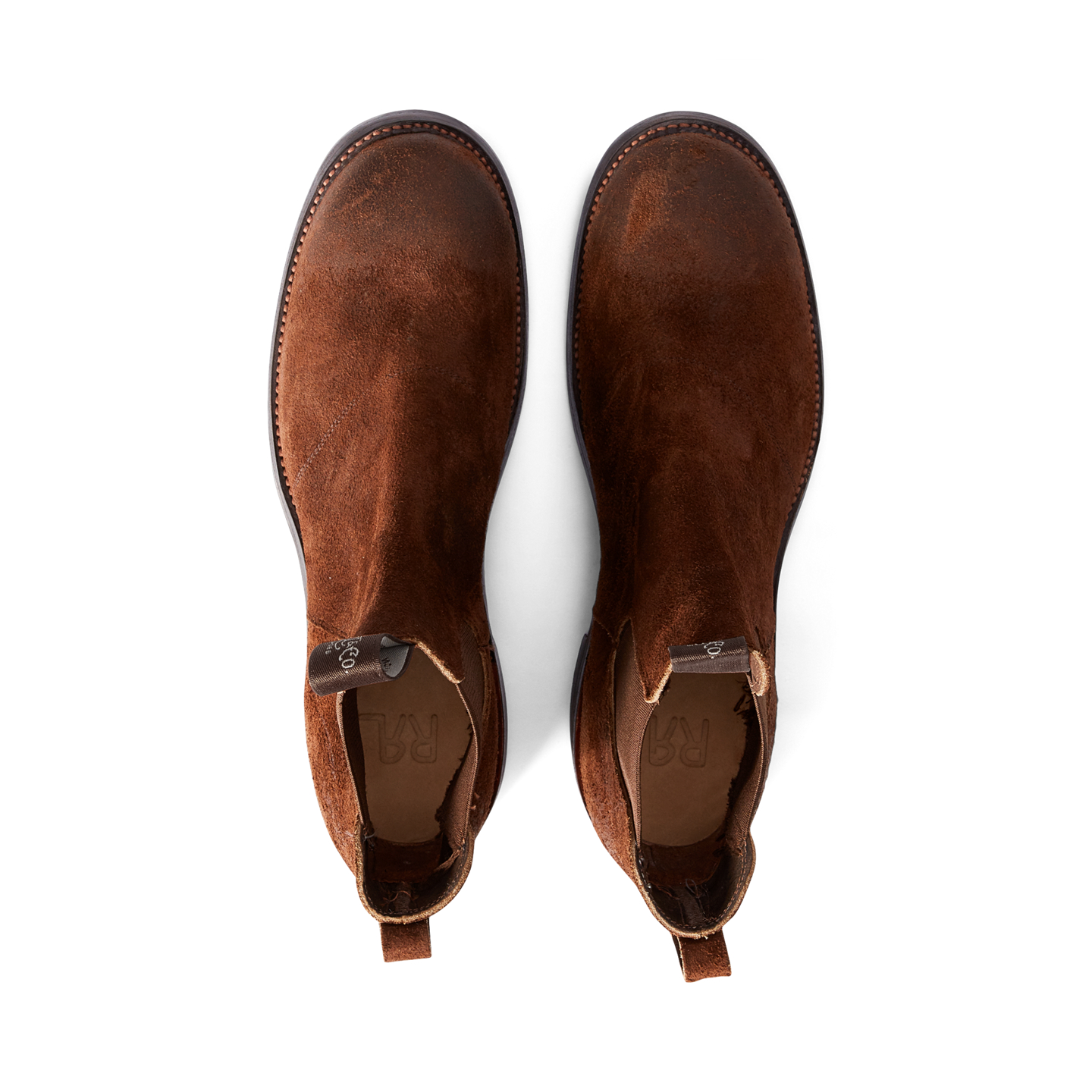Мужские ботинки Ralph Lauren Suede Chelsea, цвет: Коричневый — фото 2