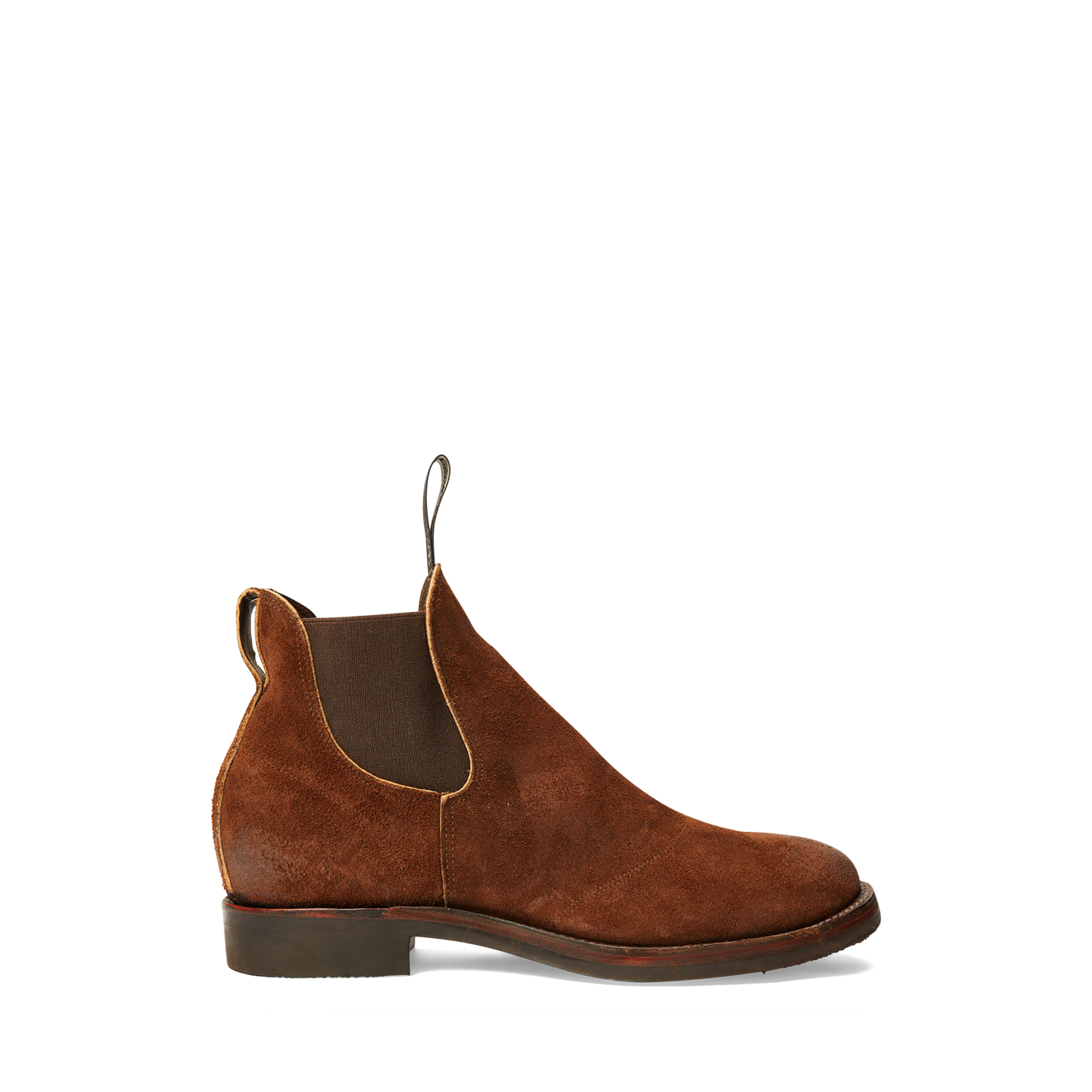 Мужские ботинки Ralph Lauren Suede Chelsea, цвет: Коричневый — фото 5