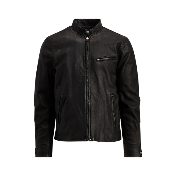 Lambskin Cafe Racer Jacket for Men Ralph Lauren UK