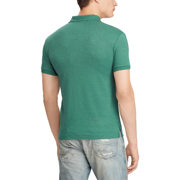 Polo cintr&eacute; en coton doux Polo Ralph Lauren en Vert Verano chin&eacute; 5