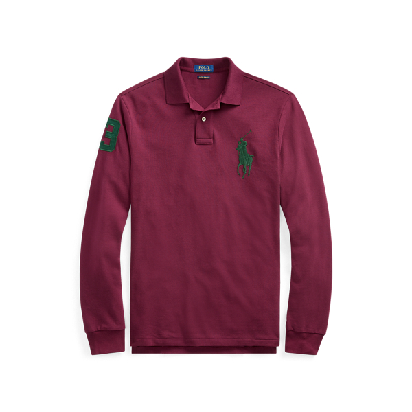 Custom Slim Long-Sleeve Polo Polo Ralph Lauren em 1