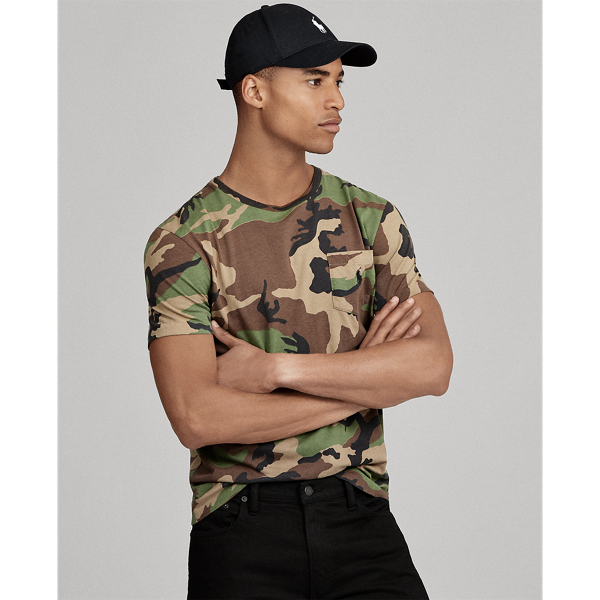 【POLO RALPH LAUREN】CUSTOM SLIM FIT CAMO POCKET Tシャツ Custom Slim Fit Pocket T-Shirt for Men | Ralph Lauren® UZ