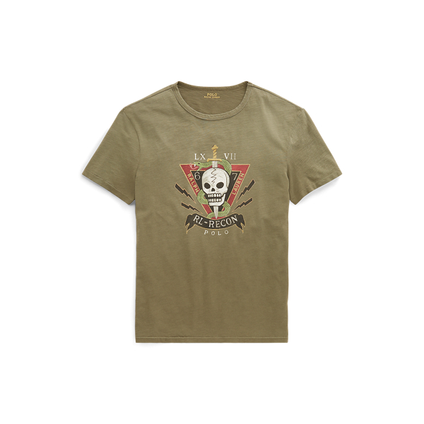 T-shirt ultra cintr&eacute; en coton Polo Ralph Lauren en 1