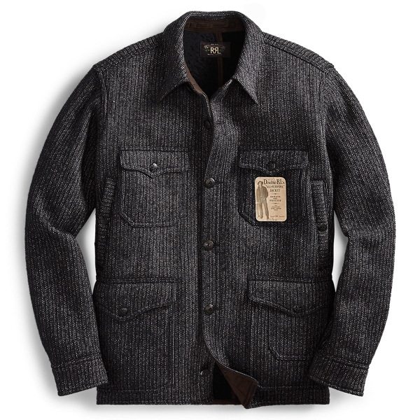 Wool Cotton Shirt Jacket for Men Ralph Lauren CH