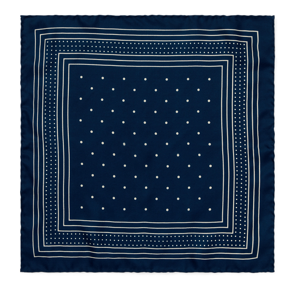 Bandanna Silk Pocket Square RRL 1