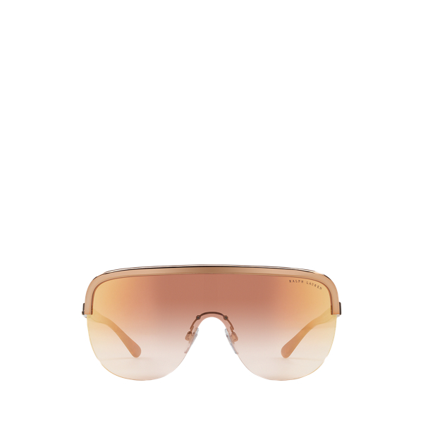 Metal-Frame Shield Sunglasses Ralph Lauren Collection em 1
