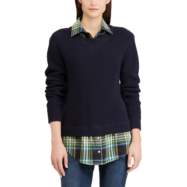 Navy Layered Shirt Lauren 4