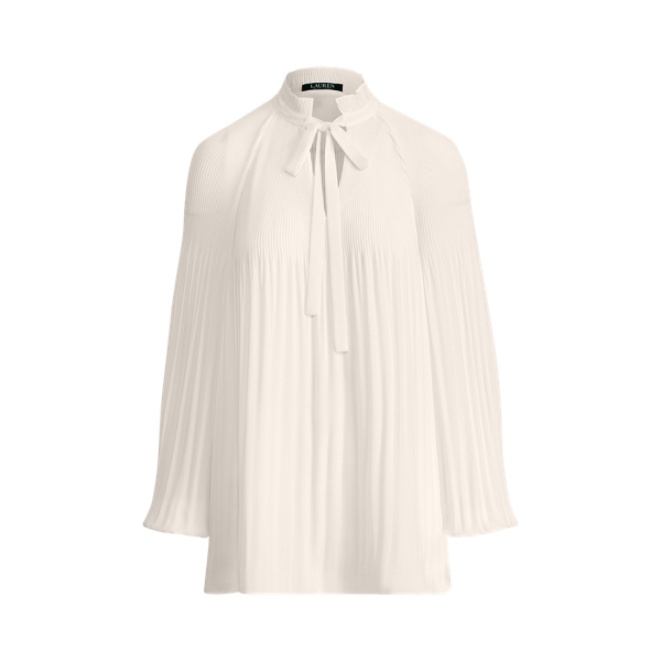 Georgette Tie-Neck Top Lauren em 1