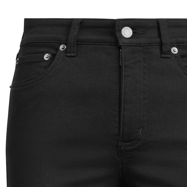Perfect Black Wash Regal Skinny Ankle Jeans Lauren 8