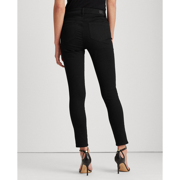Perfect Black Wash Regal Skinny Ankle Jeans Lauren 6