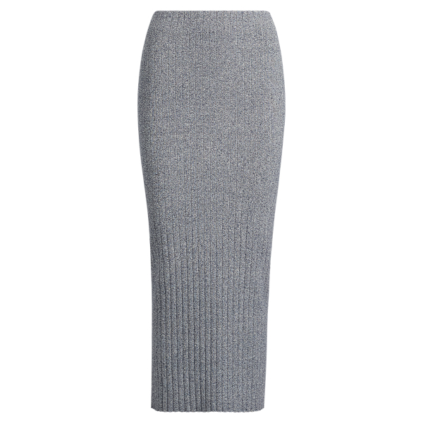High-Waisted Knit Skirt 