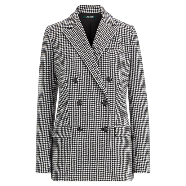 Houndstooth Jacquard Blazer Lauren 1