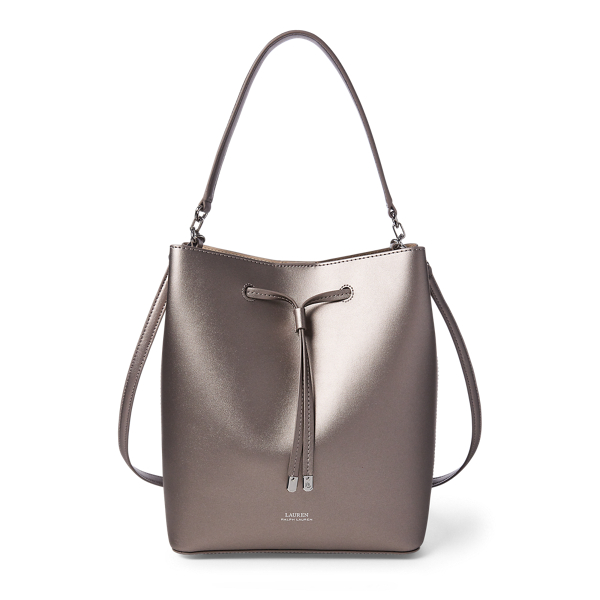 Leather Debby Drawstring Bag